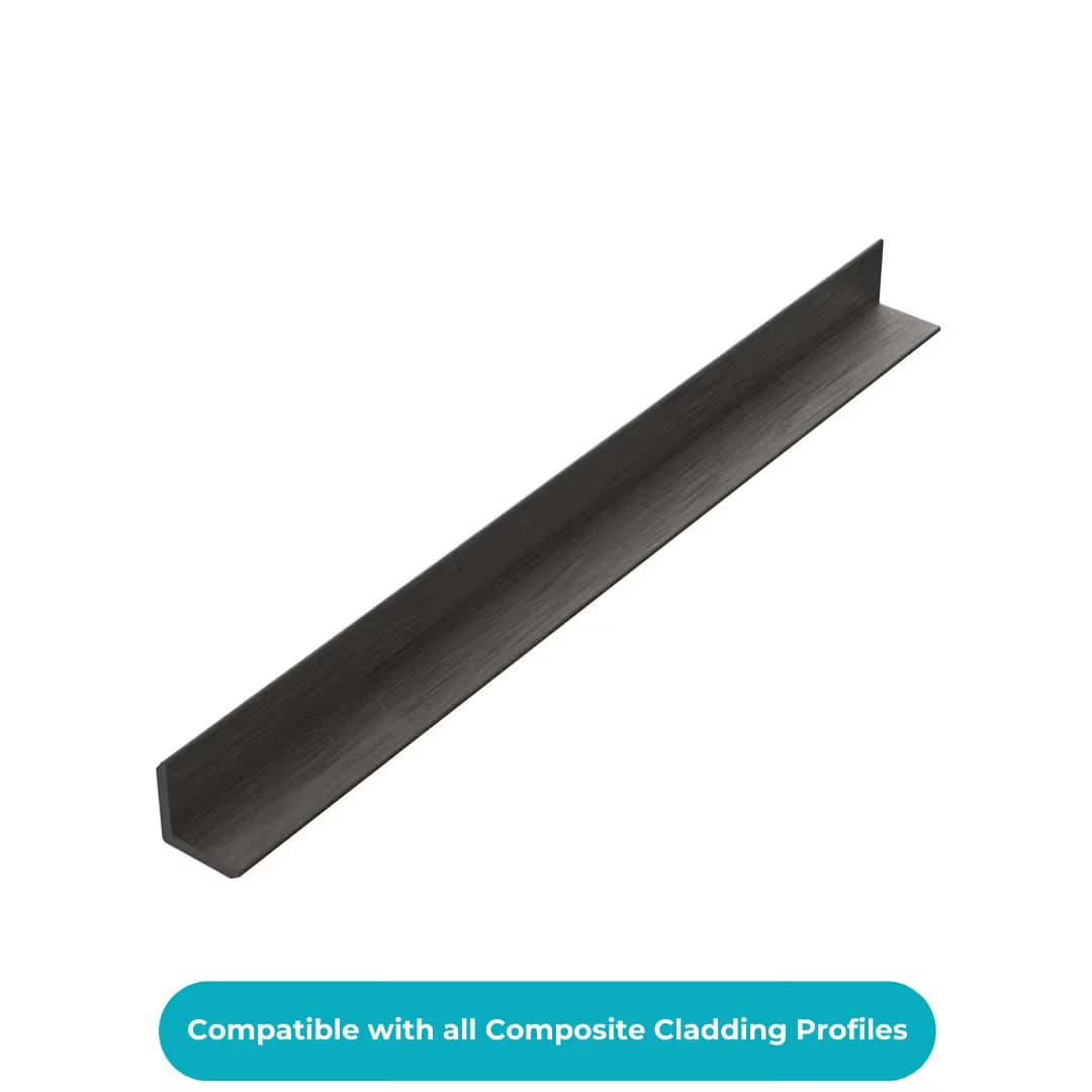 Composite Cladding Trim (16 ft) — Gray