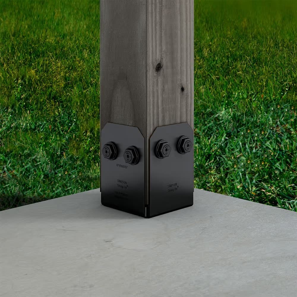 Simpson Strong-Tie APVB66DSP Outdoor Accents Avant Post Base Side for 6x, 2-Pack