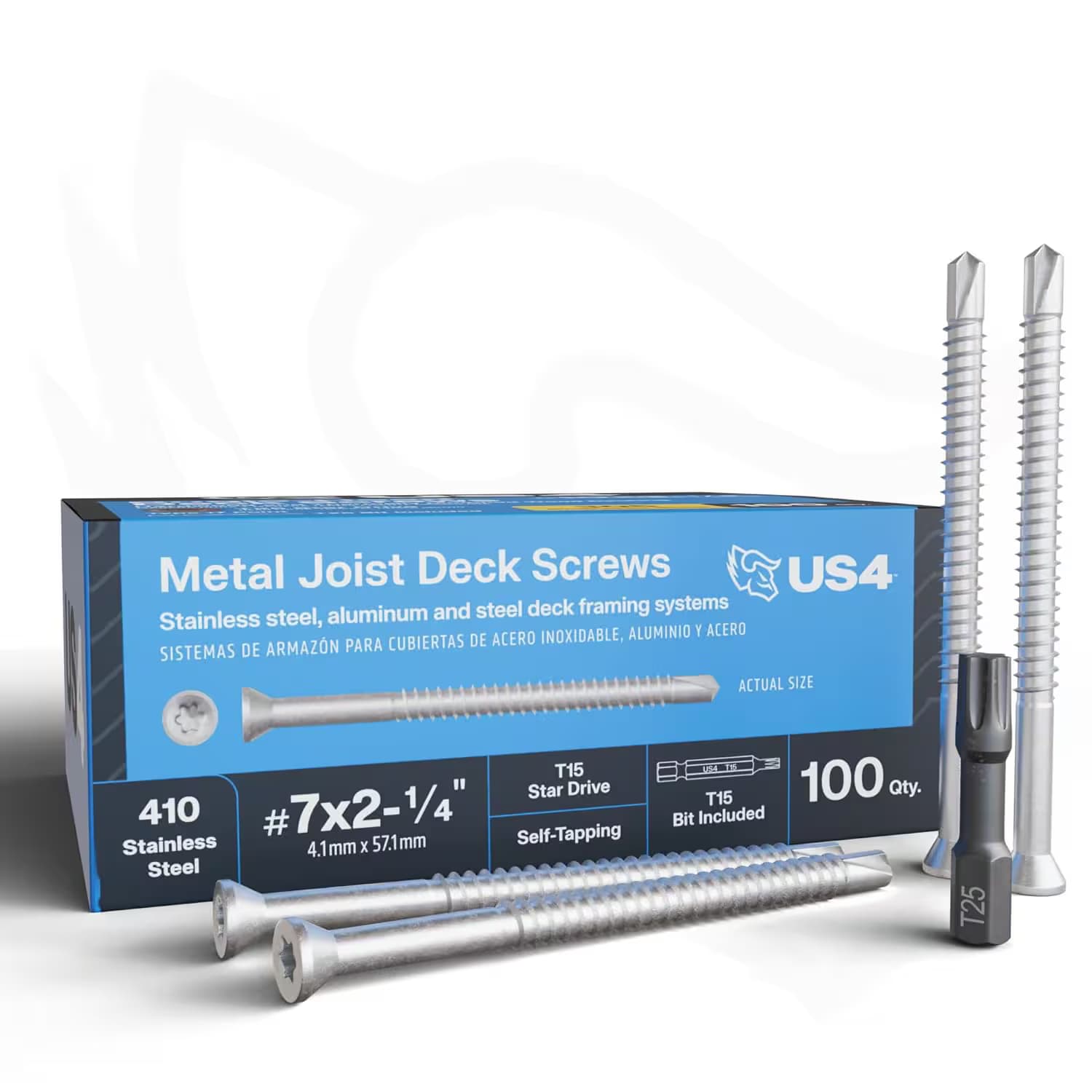 US4 Metal Joist Self Drilling #7x2.25"
