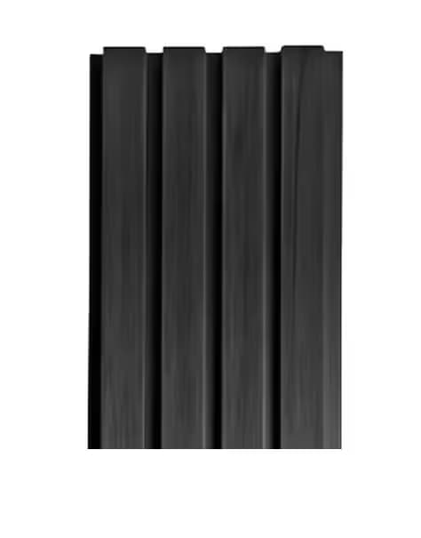 Pre-Cut Composite Fence Infill Kit — London Wide slat — Big Ben (Black)