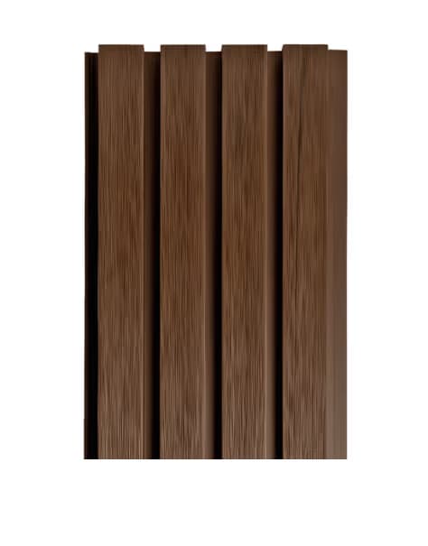 Composite Wide Slat Siding & Cladding - The London Collection (10.5 sq ft) — Hyde Park (Dark Brown) — Hyde Park (Dark Brown)