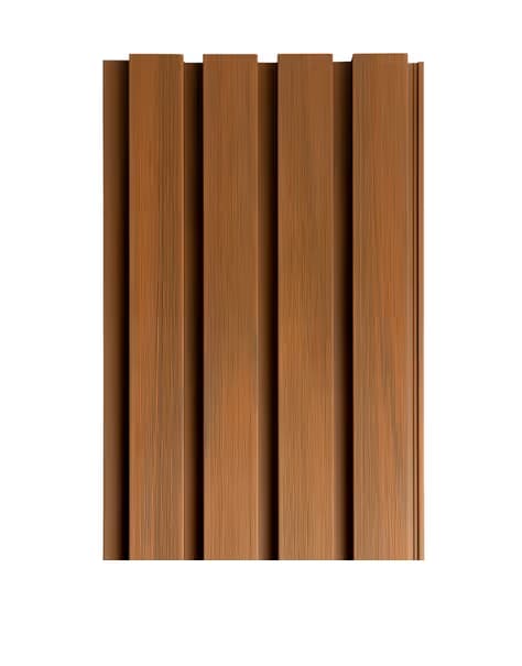 Composite Wide Slat Siding & Cladding - The London Collection (10.5 sq ft) — Mayfair (Light Brown) — Mayfair (Light Brown)