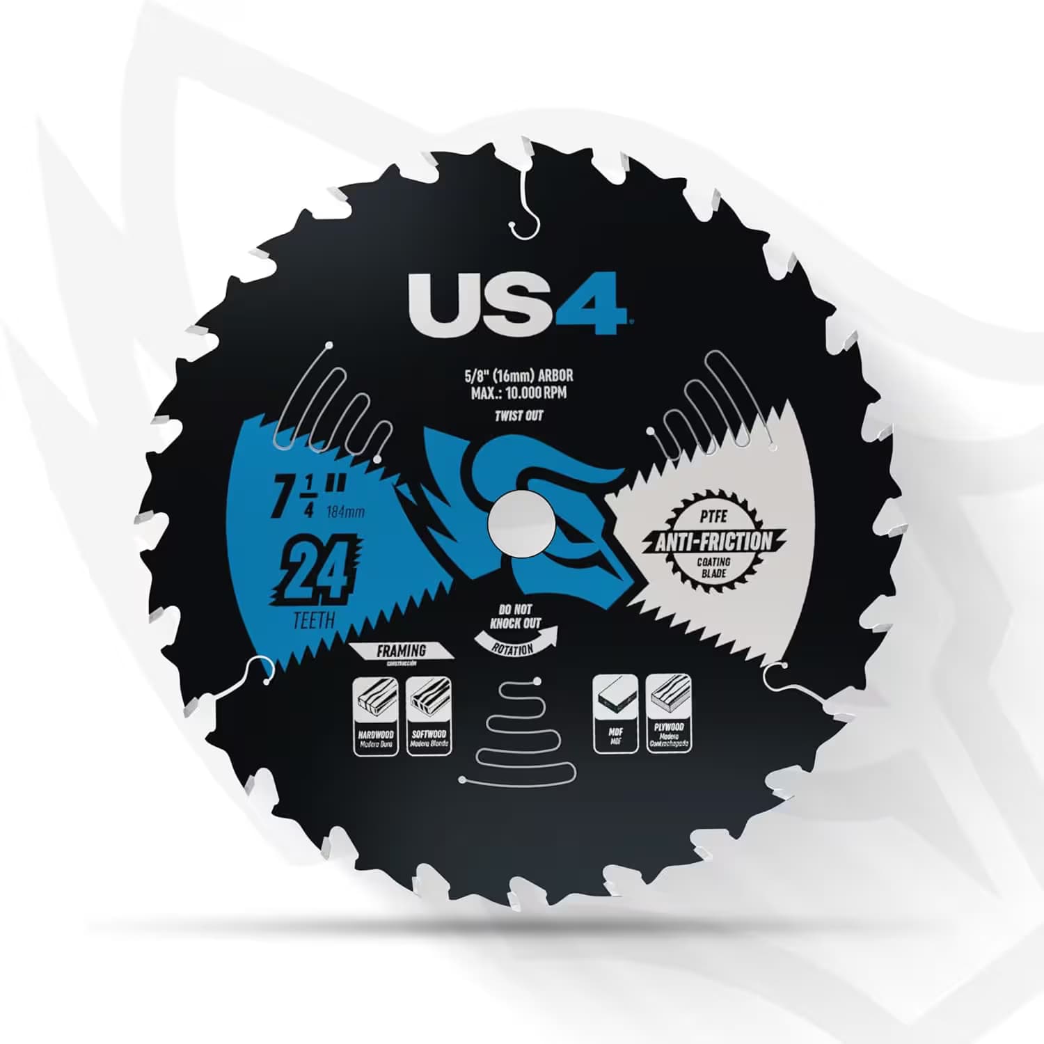 US4 TCT Wood Cutting Saw Blade