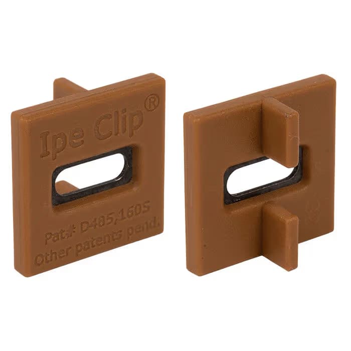 DeckWise Ipe Clip Extreme Hidden Deck Fasteners - Short — Brown