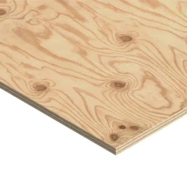 4 ft x 8 ft CDX Pine Plywood