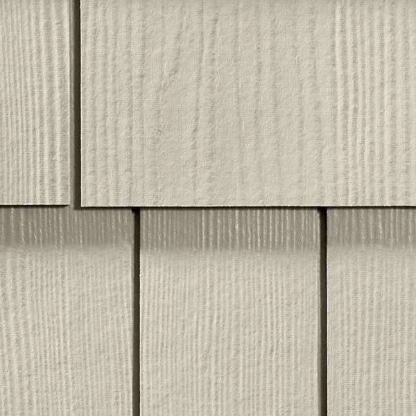 James Hardie HardieShingle Straight Edge — Arctic White
