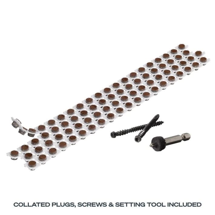 FastenMaster Cortex Collated Fastening System for AZEK — American Walnut