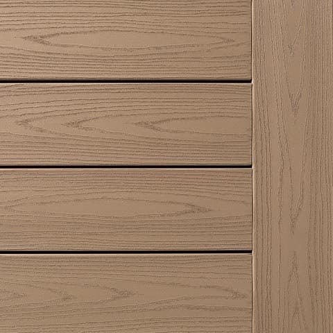 TimberTech Harvest Advanced PVC Deck Board — Brownstone
