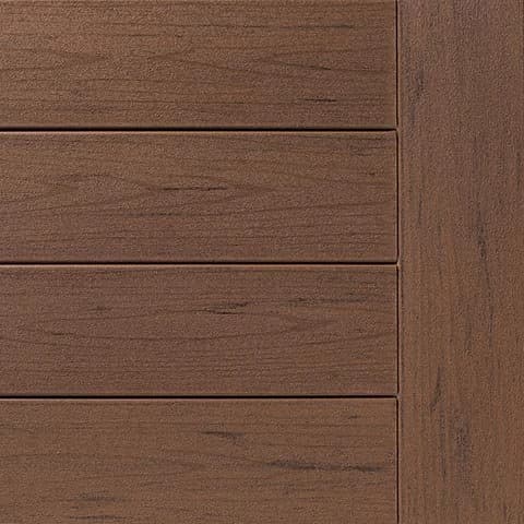 TimberTech Terrain Composite Fascia Board — Brown Oak