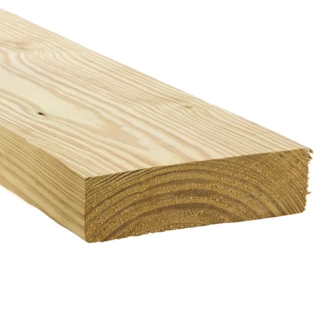 2 x 4 Pressure-Treated Southern Yellow Pine Lumber