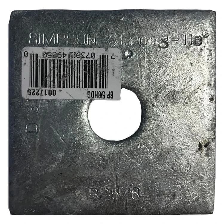 Galvanized Foundation Bearing Plates