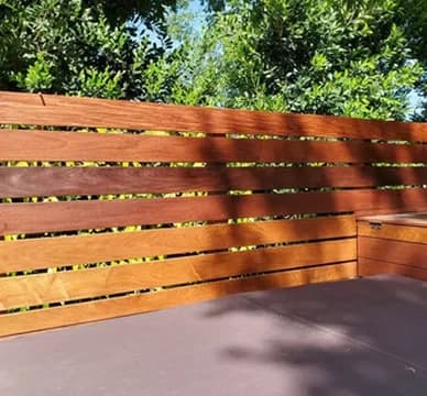 Pre-Cut Hardwood Privacy Fence Panel Kit — 8 × 6 ft