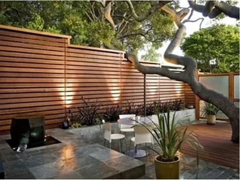 Pre-Cut Hardwood Privacy Fence Panel Kit — 6 × 6 ft