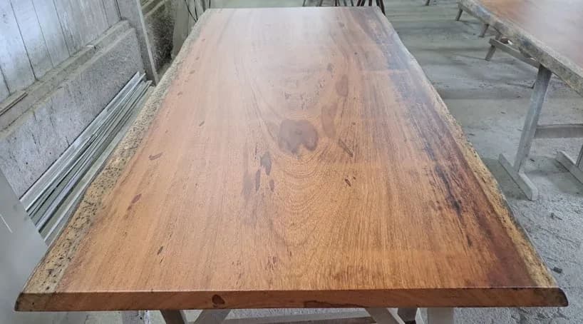 Angelim Live Edge Wood Tabletop — 7 ft | #101
