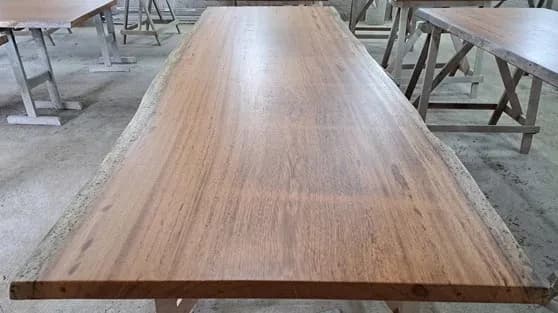 Angelim Live Edge Wood Tabletop — 10 ft | #102