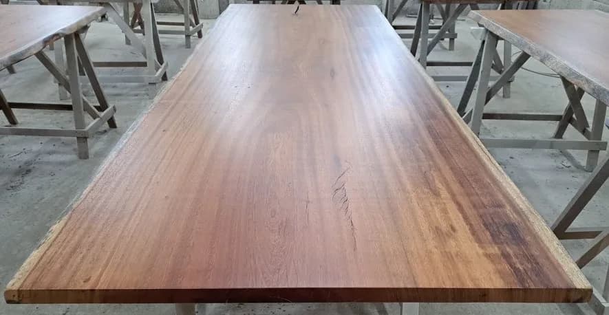 Angelim Live Edge Wood Tabletop — 7 ft | #104