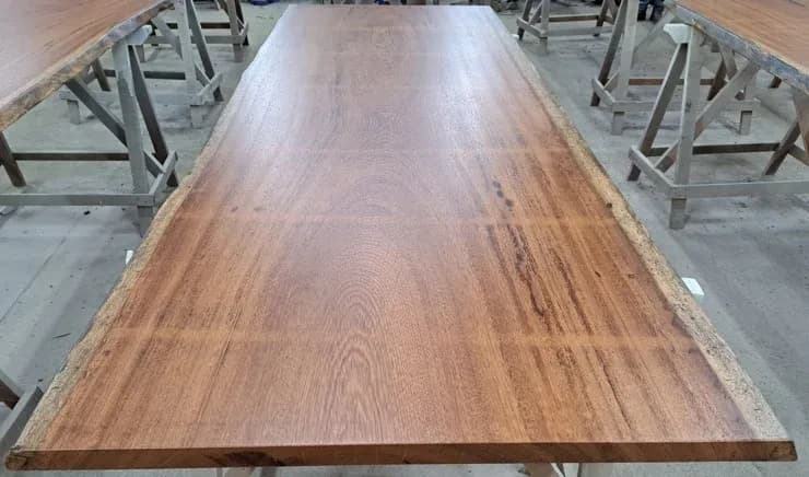 Angelim Live Edge Wood Tabletop — 8 ft | #107