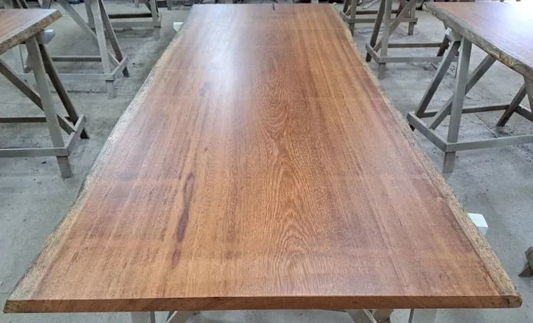 Angelim Live Edge Wood Tabletop — 8 ft | #108