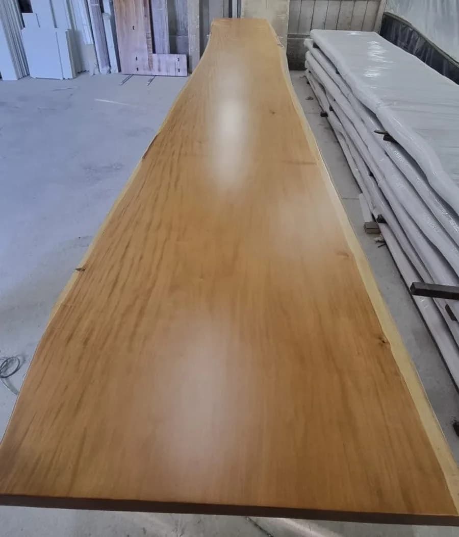 Garapa Live Edge Wood Tabletop — 19.7 ft | #126