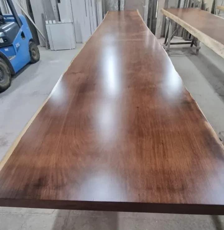 Garapa Live Edge Wood Tabletop — 19.7 ft | #136