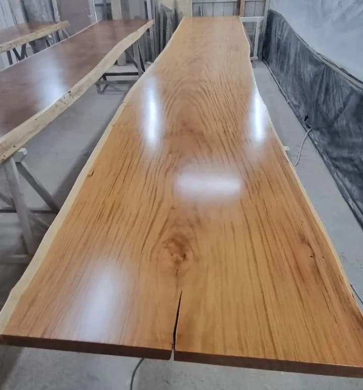 Garapa Live Edge Wood Tabletop — 19.7 ft | #138