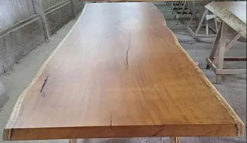 Pequi Live Edge Wood Tabletop — 11.6 ft | #76