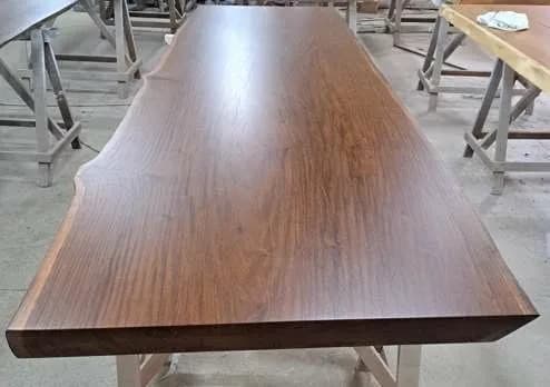 Ipe Live Edge Wood Tabletop — 9.5 ft | #78