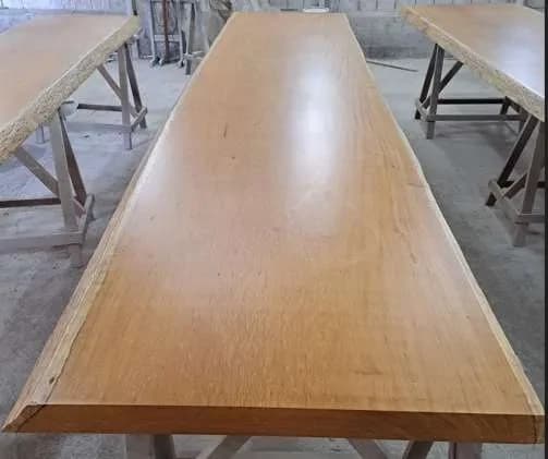 Garapa Live Edge Wood Tabletop — 14.9 ft | #89