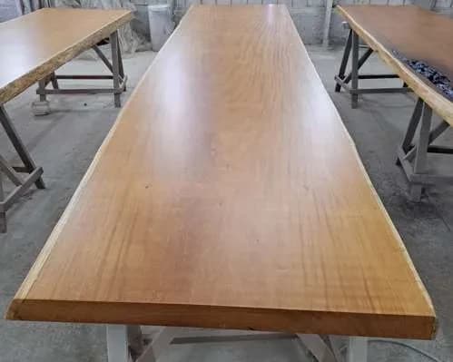 Garapa Live Edge Wood Tabletop — 15.3 ft | #90