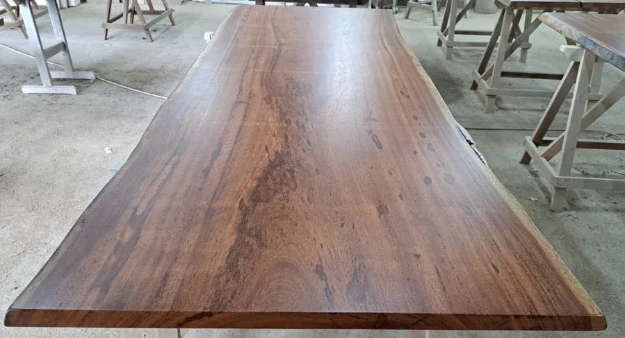 Angelim Live Edge Wood Tabletop — 8 ft | #92