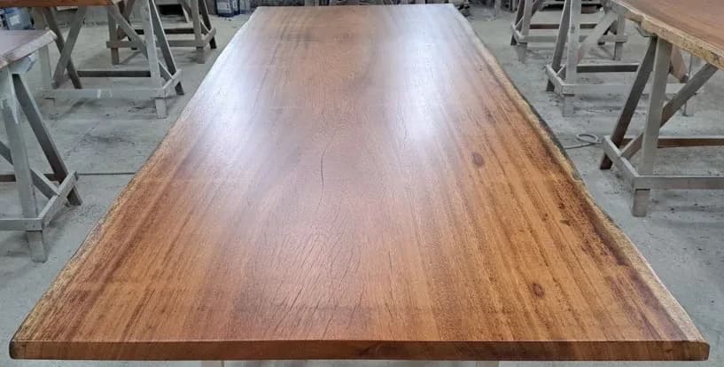 Angelim Live Edge Wood Tabletop — 8 ft | #95