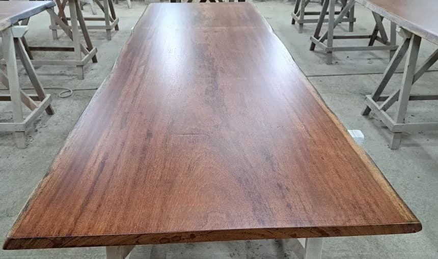 Angelim Live Edge Wood Tabletop — 8 ft | #94