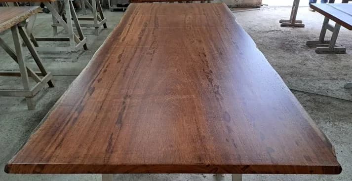 Angelim Live Edge Wood Tabletop — 8 ft | #97