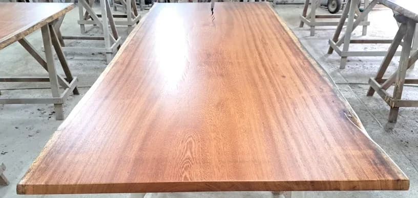 Angelim Live Edge Wood Tabletop — 8 ft | #96