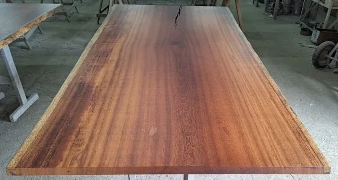 Angelim Live Edge Wood Tabletop — 7 ft | #98
