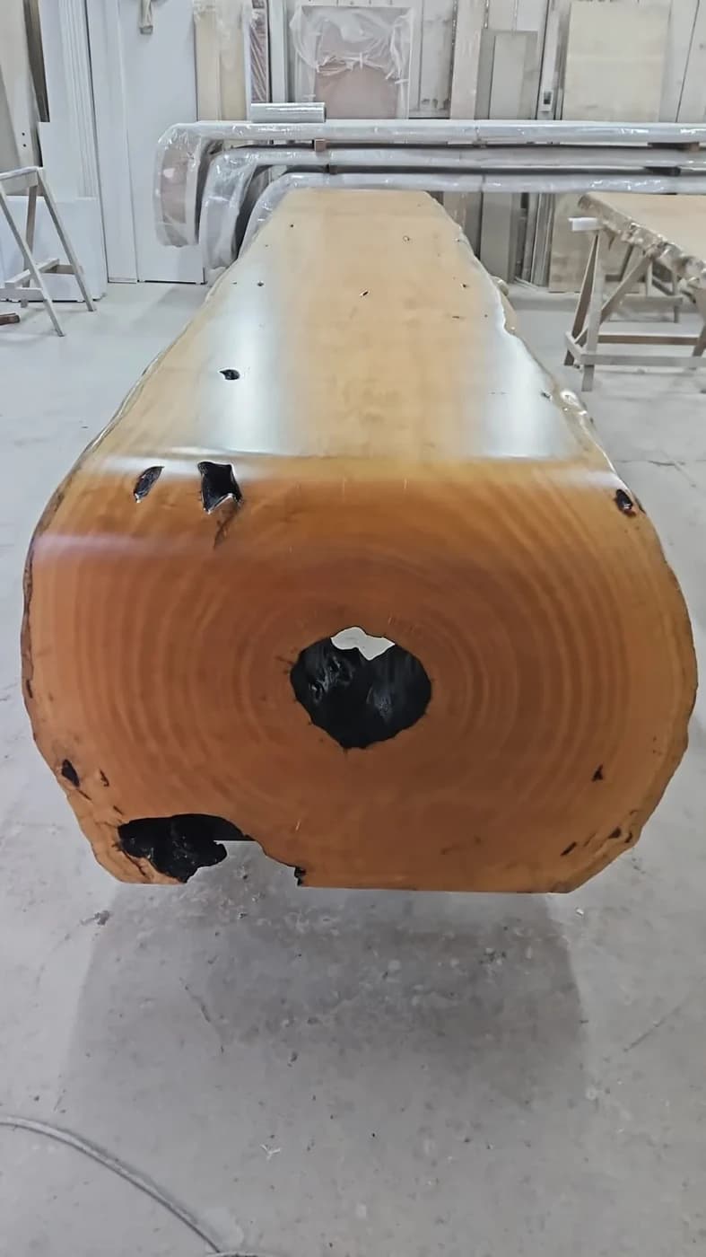 Pequi Live Edge Waterfall Table — 15.1 ft | #130