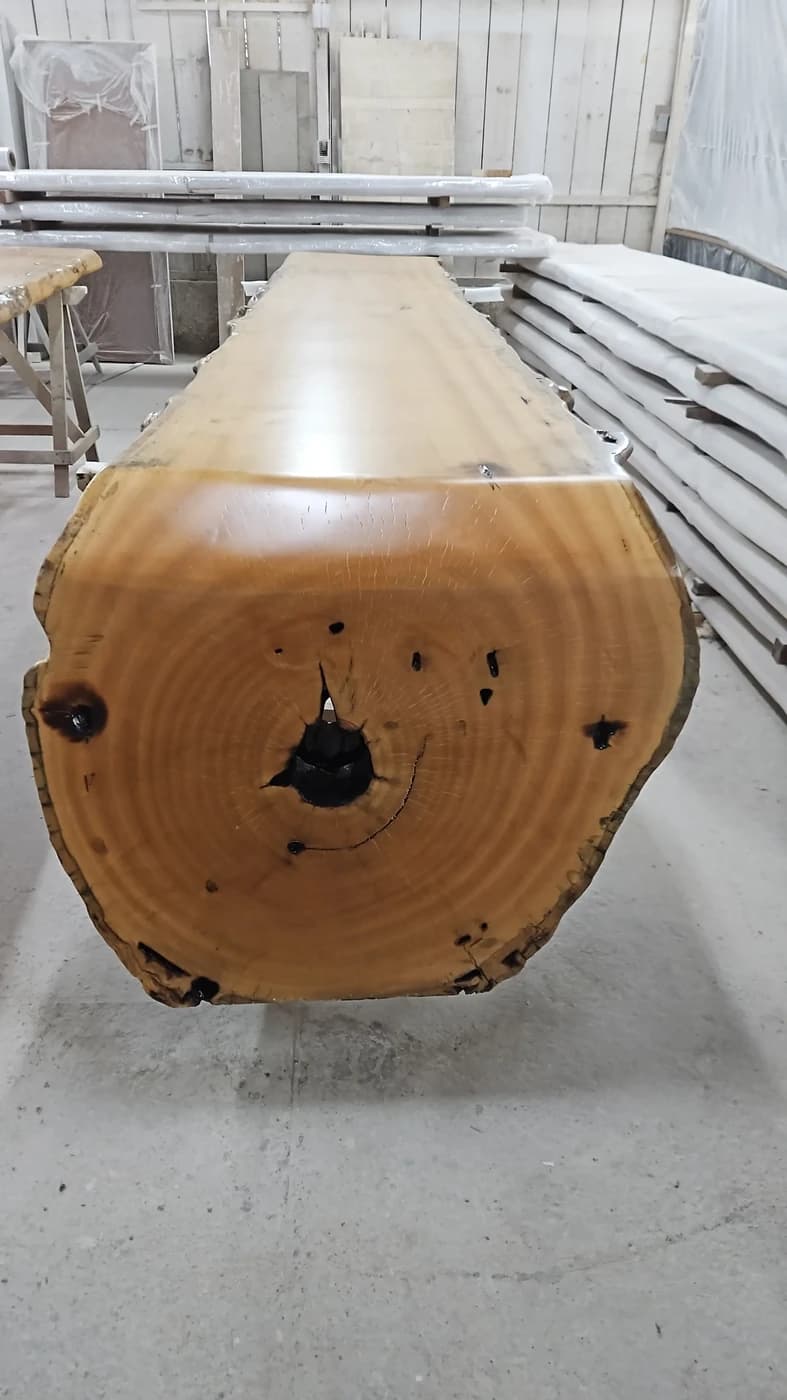 Pequi Live Edge Waterfall Table — 13.8 ft | #131