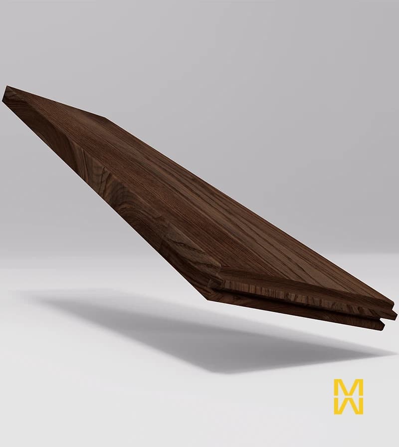 Thermo Ash 5/4 × 6 S4S E4E — End Match — Natural — Siding & Wall Cladding — Natural
